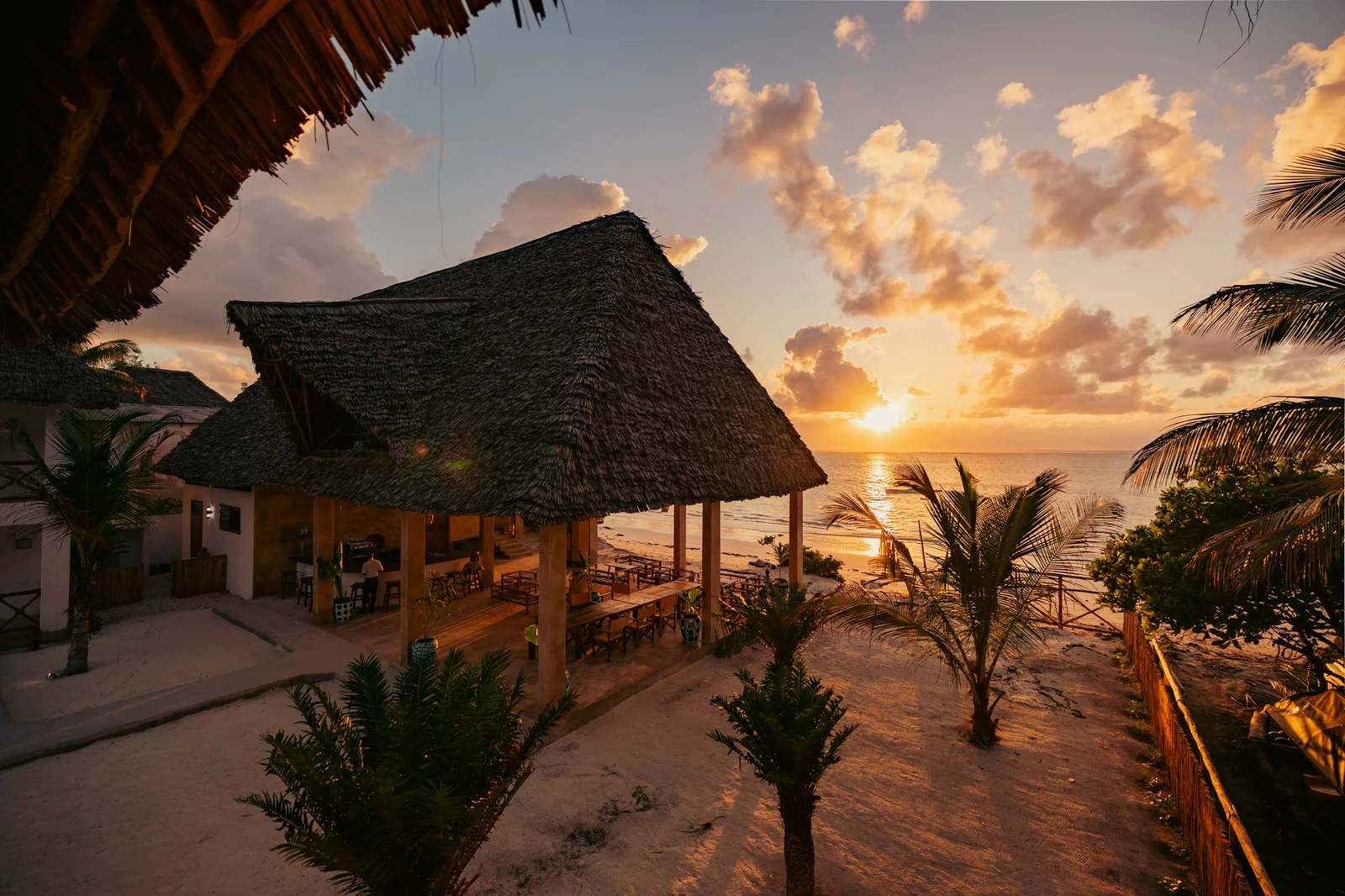 Sunset over Mayai Ocean Resort